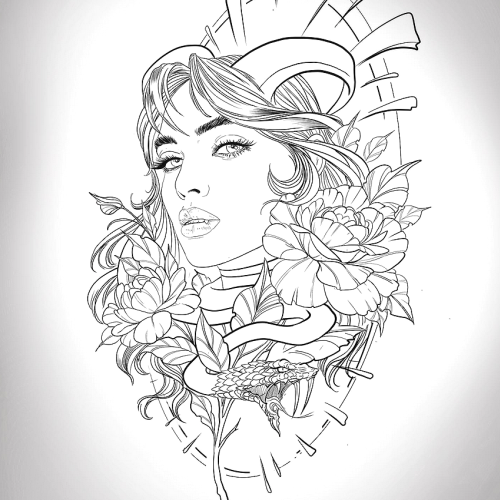 Custom Design by Juju Tattoo Studio South Norwood Croydon