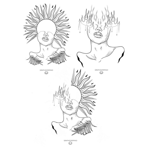 Design by Graphic Mermaid at Juju Tattoo Studio South Norwood Croydon