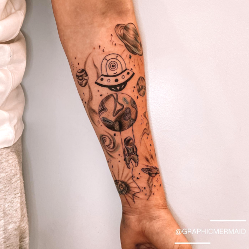 Design by Graphic Mermaid at Juju Tattoo Studio South Norwood Croydon