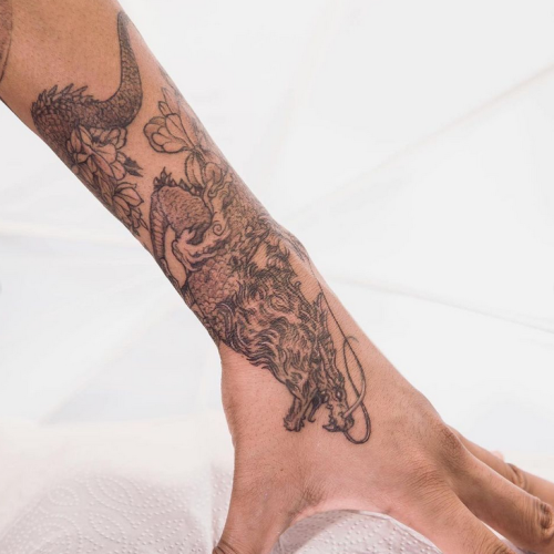 Custom Design by Juju Tattoo Studio South Norwood Croydon