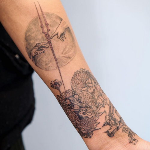 Custom Design by Juju Tattoo Studio South Norwood Croydon